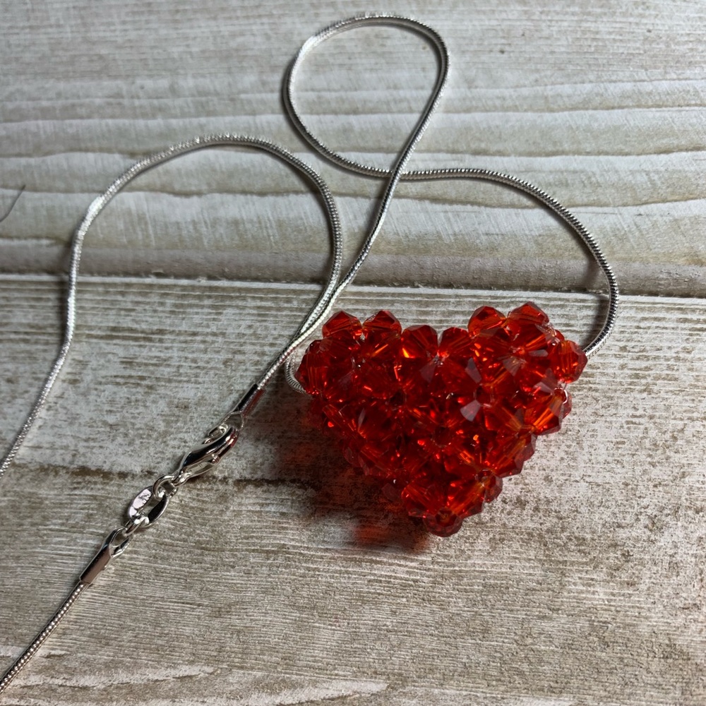 Handmade Swarovski Crystal ❤️ “Hyacinth” Pendant